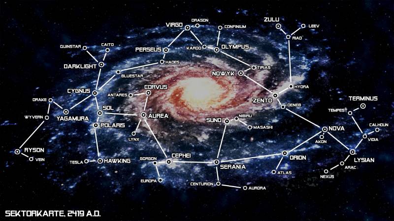 Sterngarte der Milchstraße